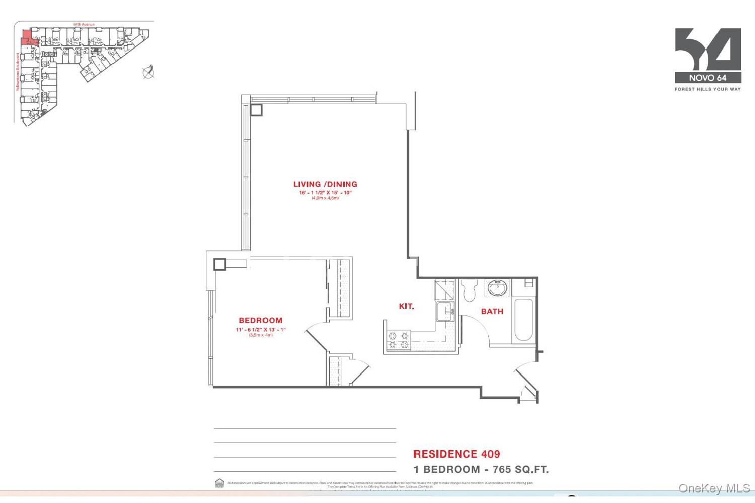 64-05 Yellowstone Boulevard  Unit 409 官网图片 5