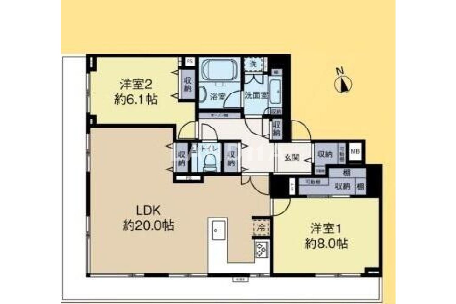 東京都港区白金1丁目 投資用マンション 85.33㎡ 官网图片 4