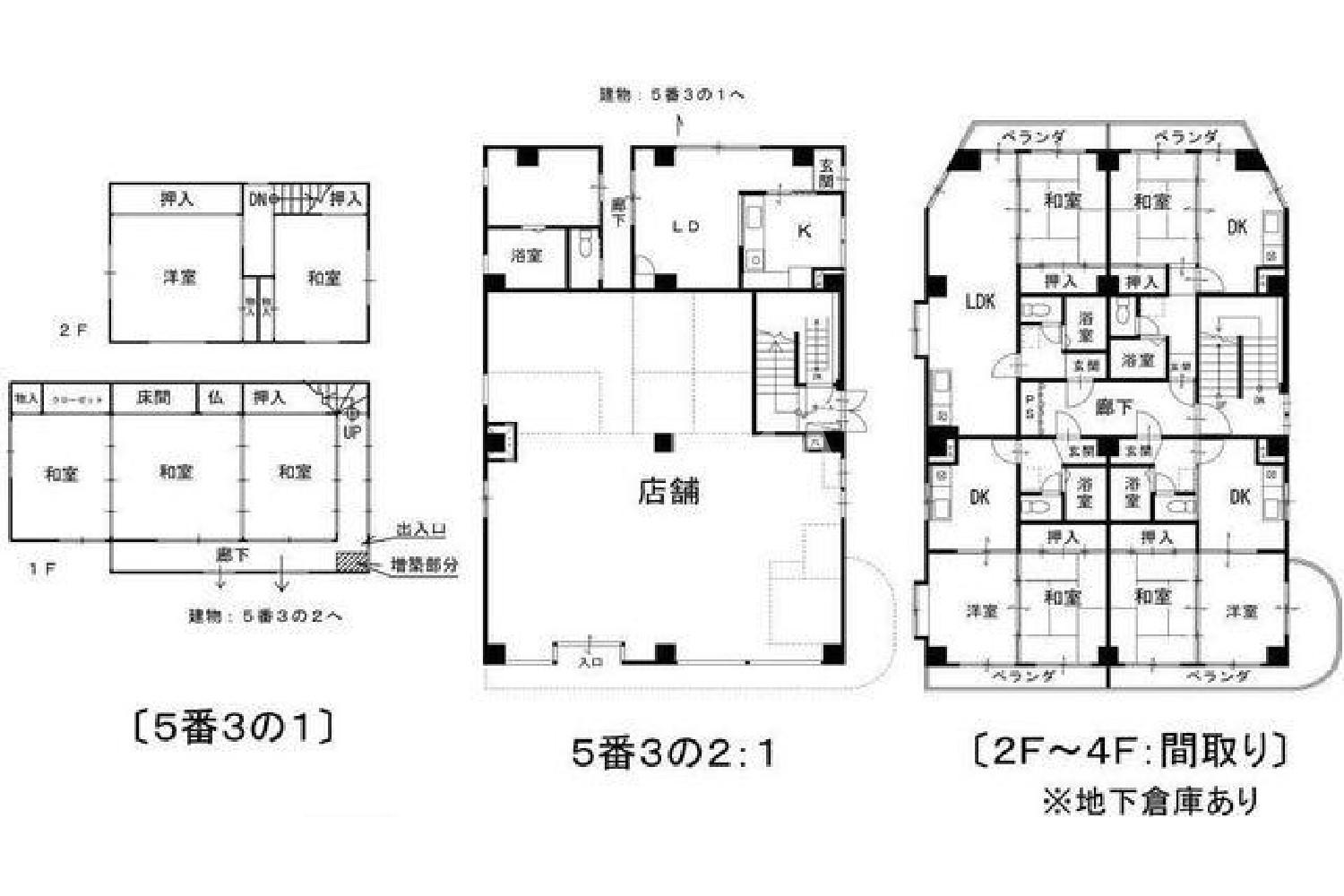 京都府京都市右京区嵯峨釈迦堂門前瀬戸川町 一棟売りマンション 358.34㎡ 官网图片 3