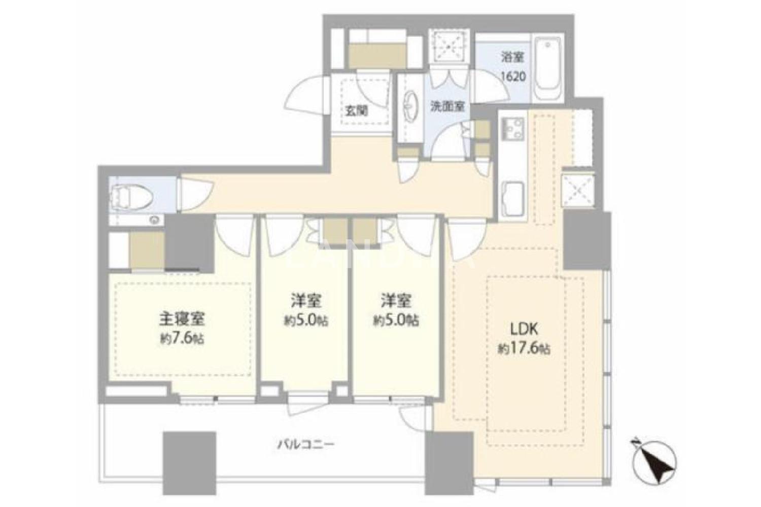 東京都港区虎ノ門4丁目 投資用マンション 86.37㎡ 官网图片 6