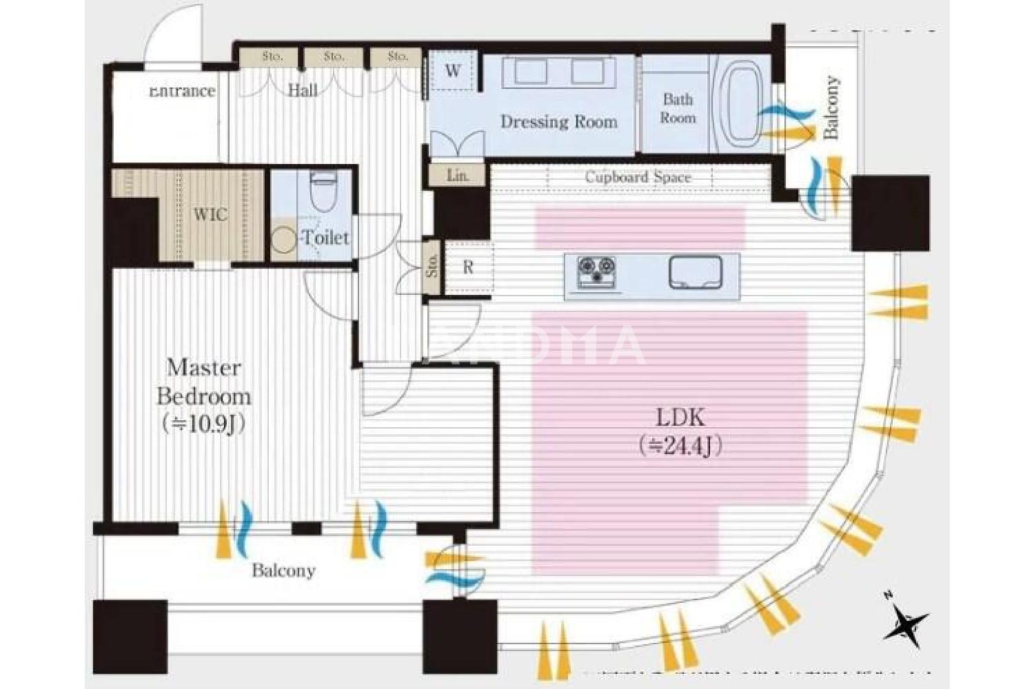 東京都港区東新橋1丁目 投資用マンション 104.89㎡ 官网图片 2