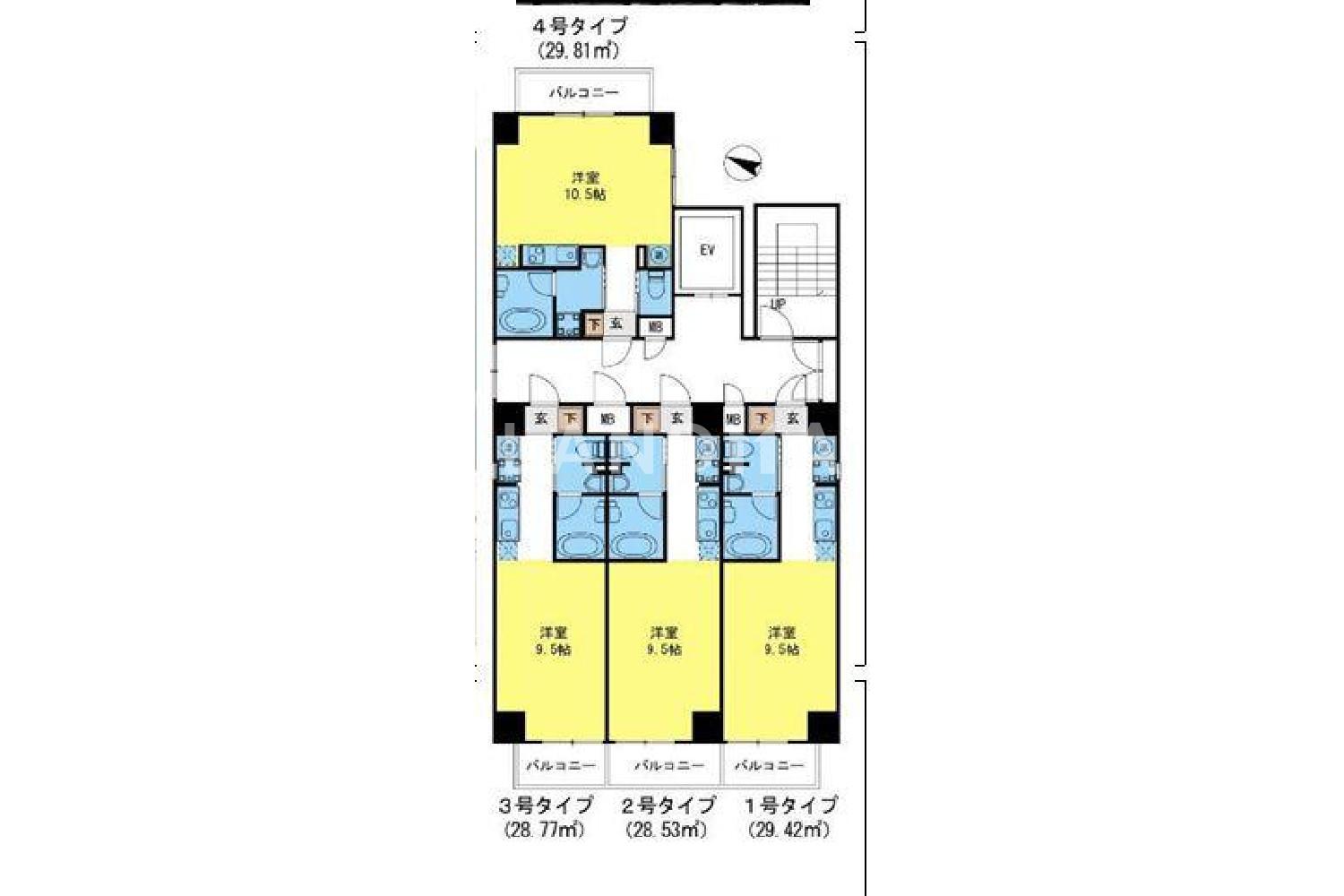 大阪府大阪市北区同心2丁目15-8 一棟売りマンション 266.38㎡ 官网图片 7