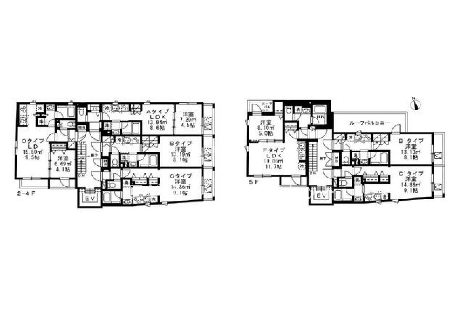 東京都新宿区高田馬場4 一棟売りマンション 206.5㎡ 官网图片 4