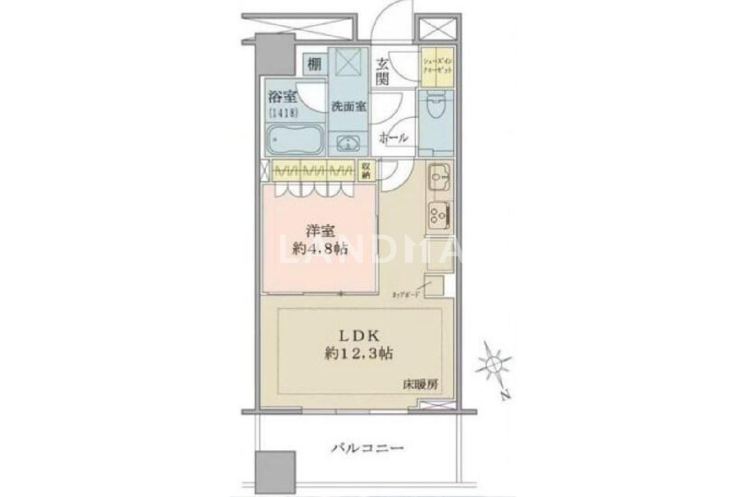 東京都港区浜松町2丁目 投資用マンション 40.3㎡ 官网图片 6