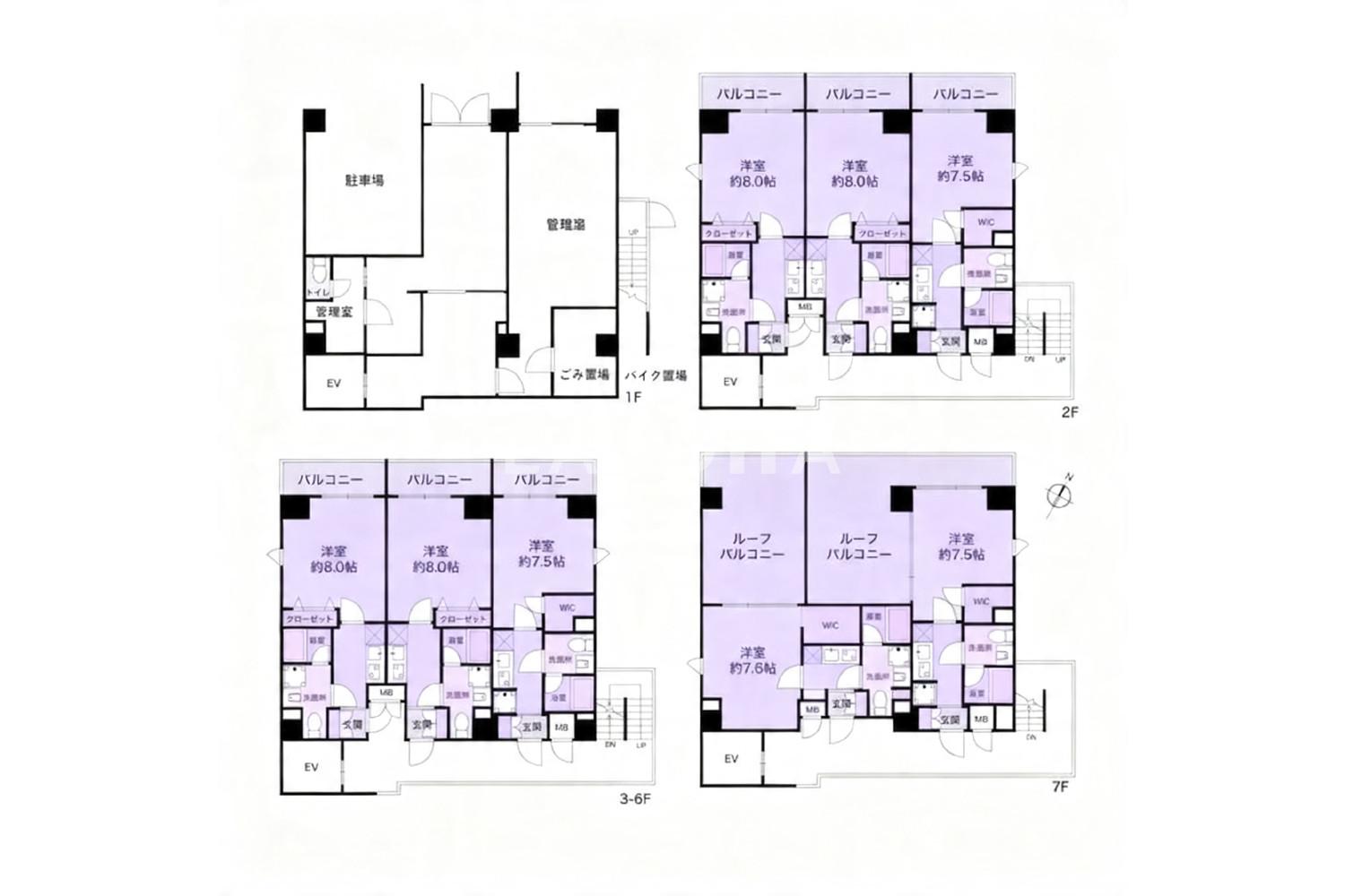 東京都大田区田園調布本町 一棟売りマンション 153.44㎡ 官网图片 8