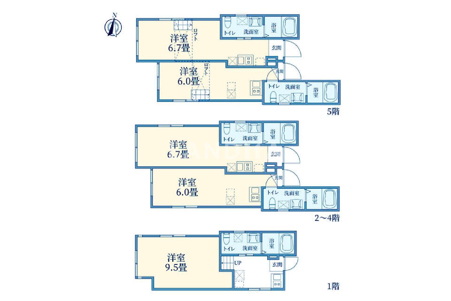 東京都品川区旗の台5丁目 一棟売りマンション 86.67㎡ 官网图片 3