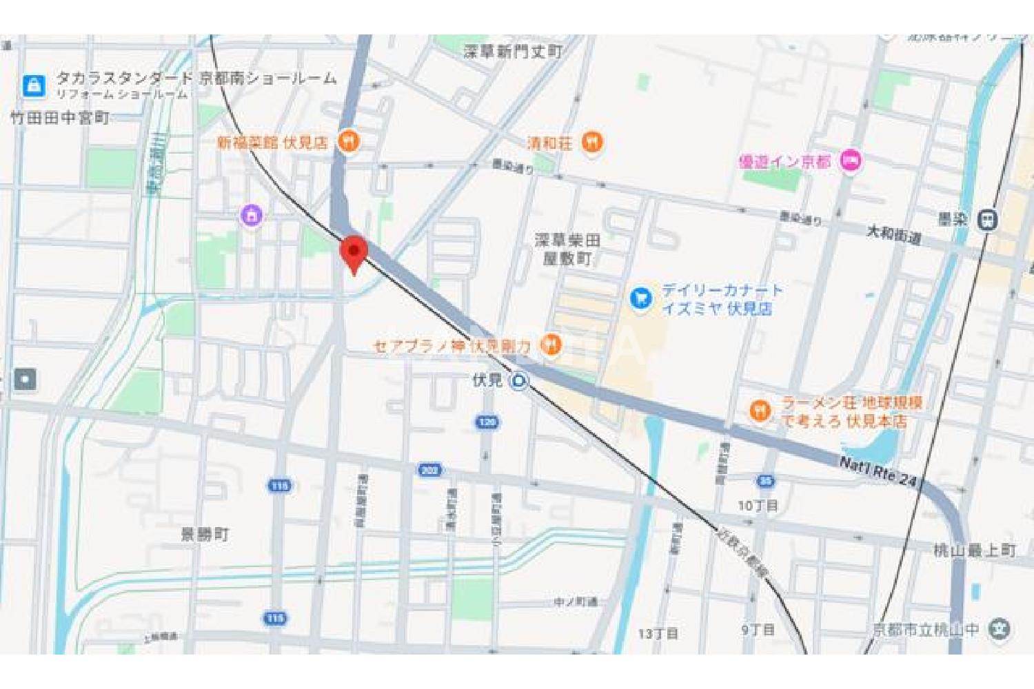京都府京都市伏見区深草泓ノ壺町 一棟売りマンション 438.54㎡