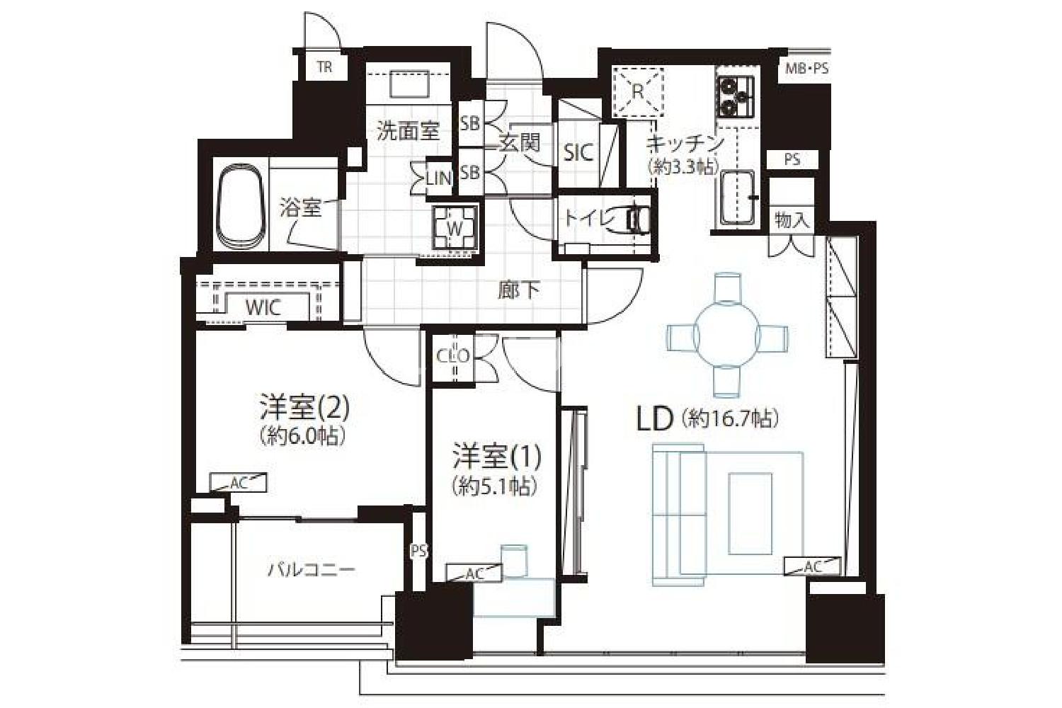 東京都新宿区四谷4丁目 投資用マンション 74.92㎡ 官网图片 5