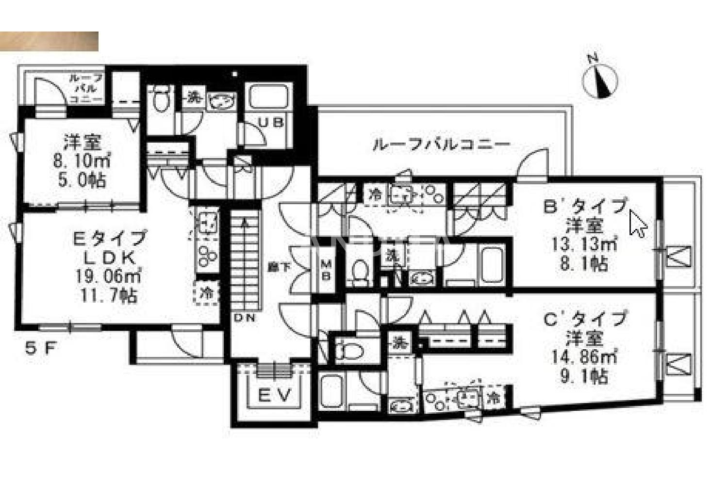 東京都新宿区高田馬場4丁目36-2 一棟売りマンション 206.6㎡ 官网图片 8