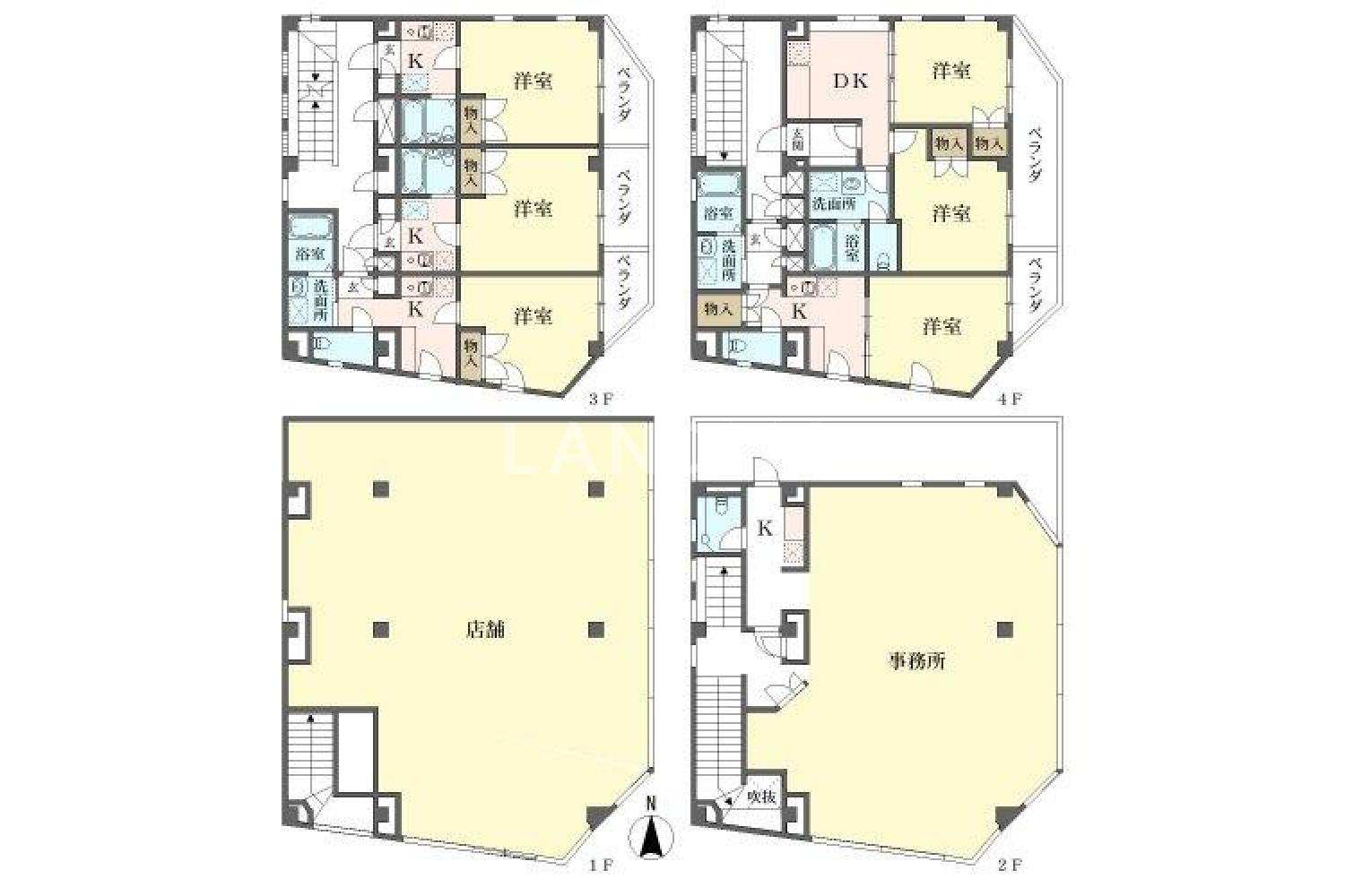 東京都練馬区関町北4丁目 一棟売りマンション 136.49㎡ 官网图片 3