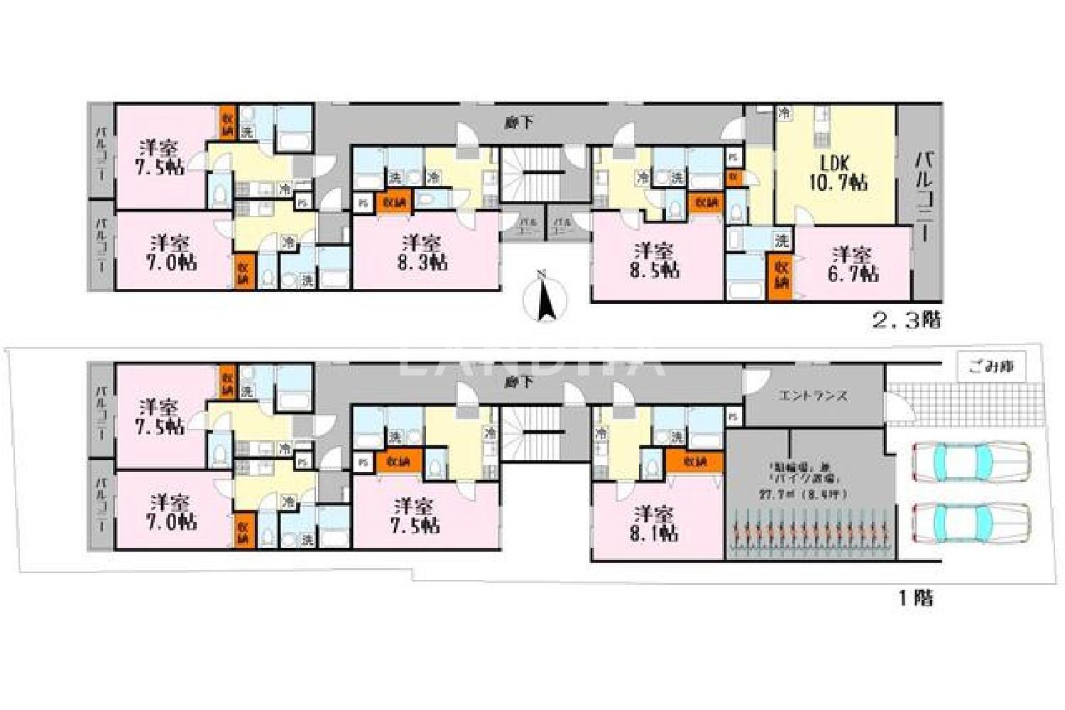 京都府京都市右京区花園内畑町3-1 一棟売りアパート 280.81㎡ 官网图片 3