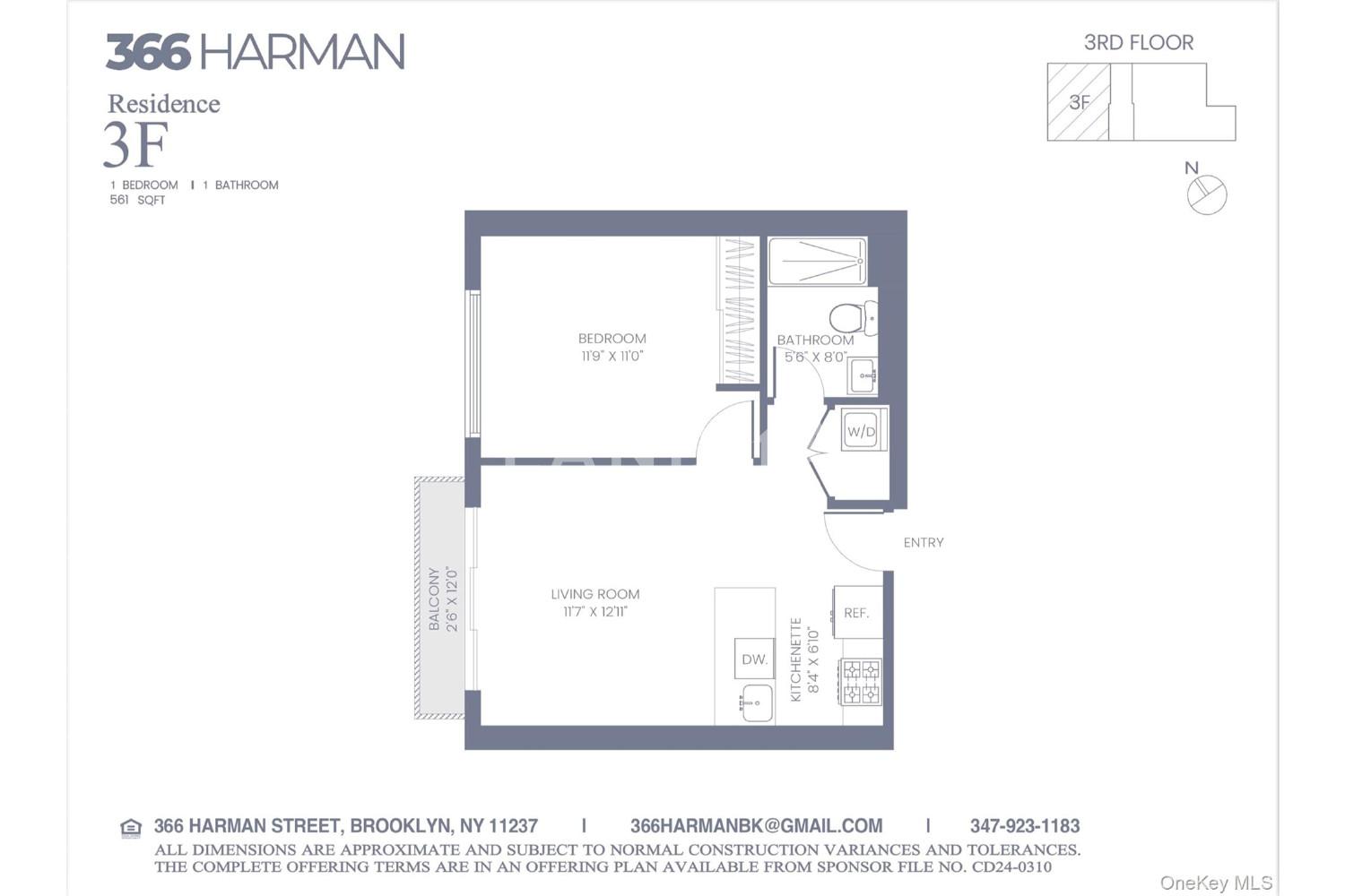 366 Harman Street Unit 3F 官网图片 23