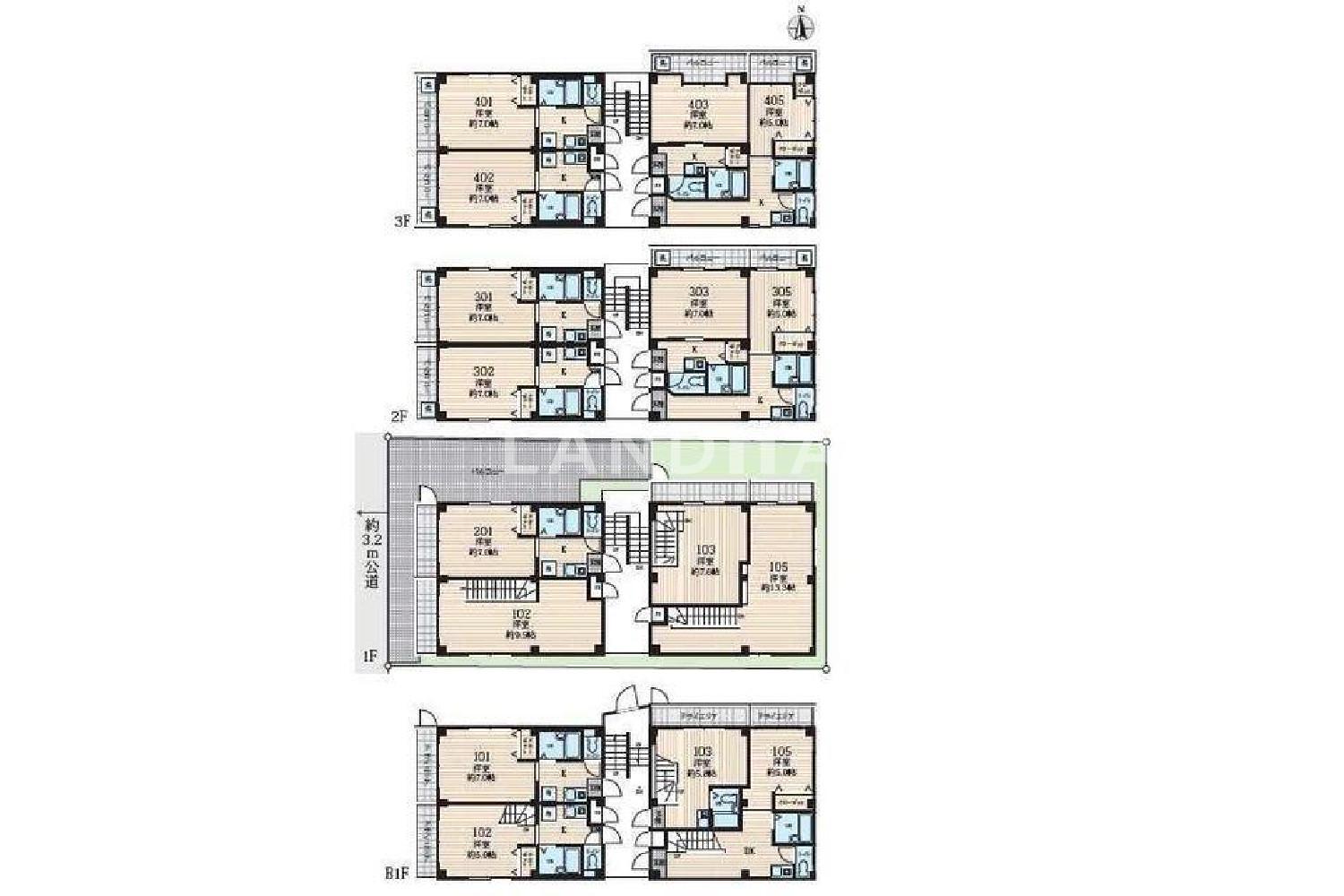 東京都新宿区百人町1丁目 一棟売りマンション 172.29㎡ 官网图片 2