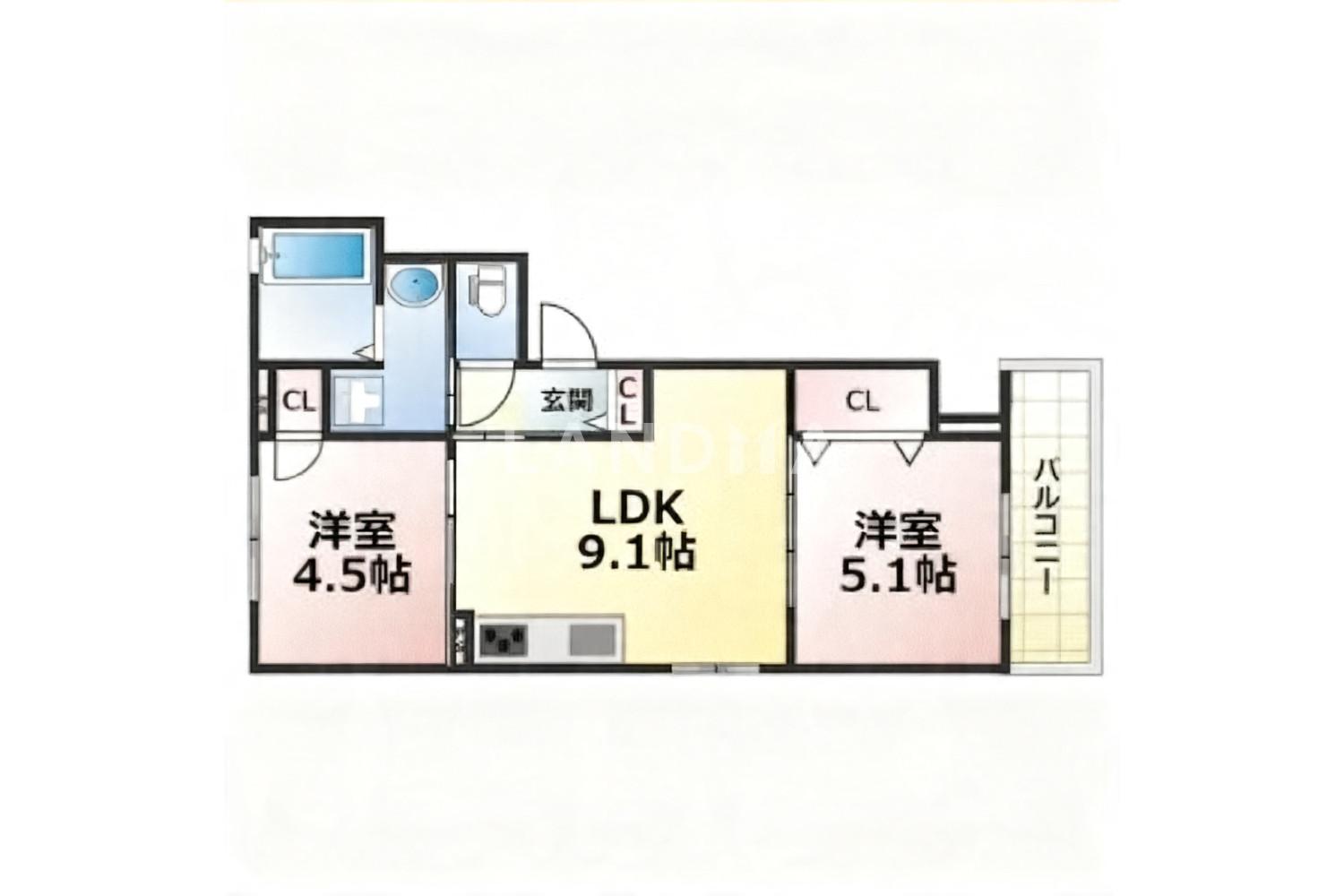 大阪府大阪市生野区巽北1丁目462-23,462-24 一棟売りアパート 289.26㎡ 官网图片 8
