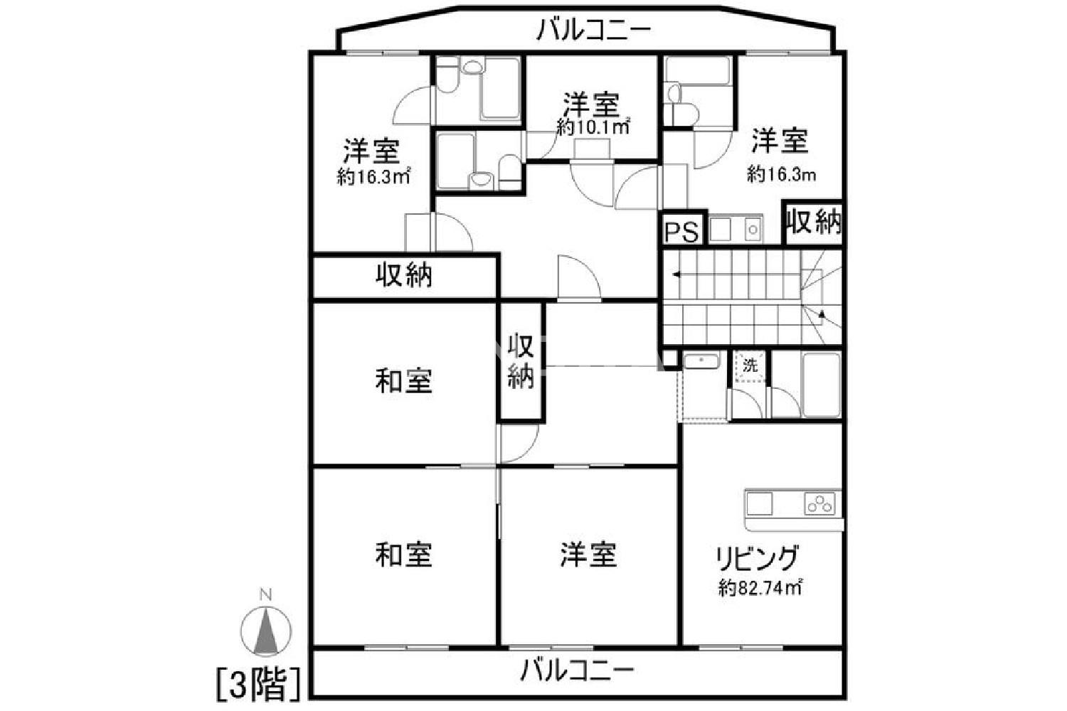 東京都練馬区桜台3 一棟売りマンション 251.44㎡ 官网图片 8