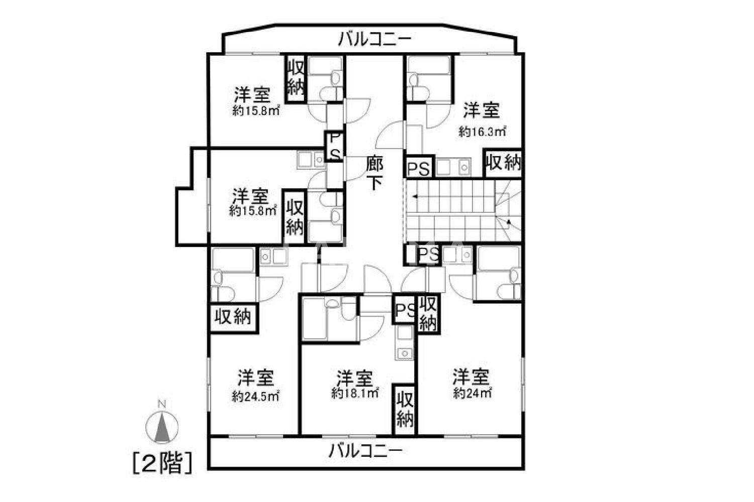 東京都練馬区桜台3 一棟売りマンション 251.44㎡ 官网图片 9