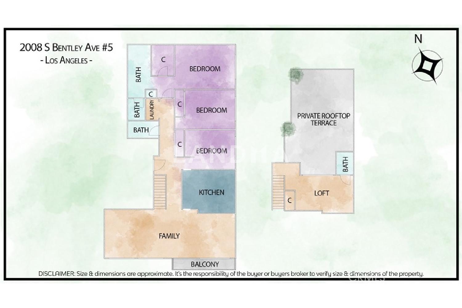 2008 S Bentley Avenue #5 官网图片 2