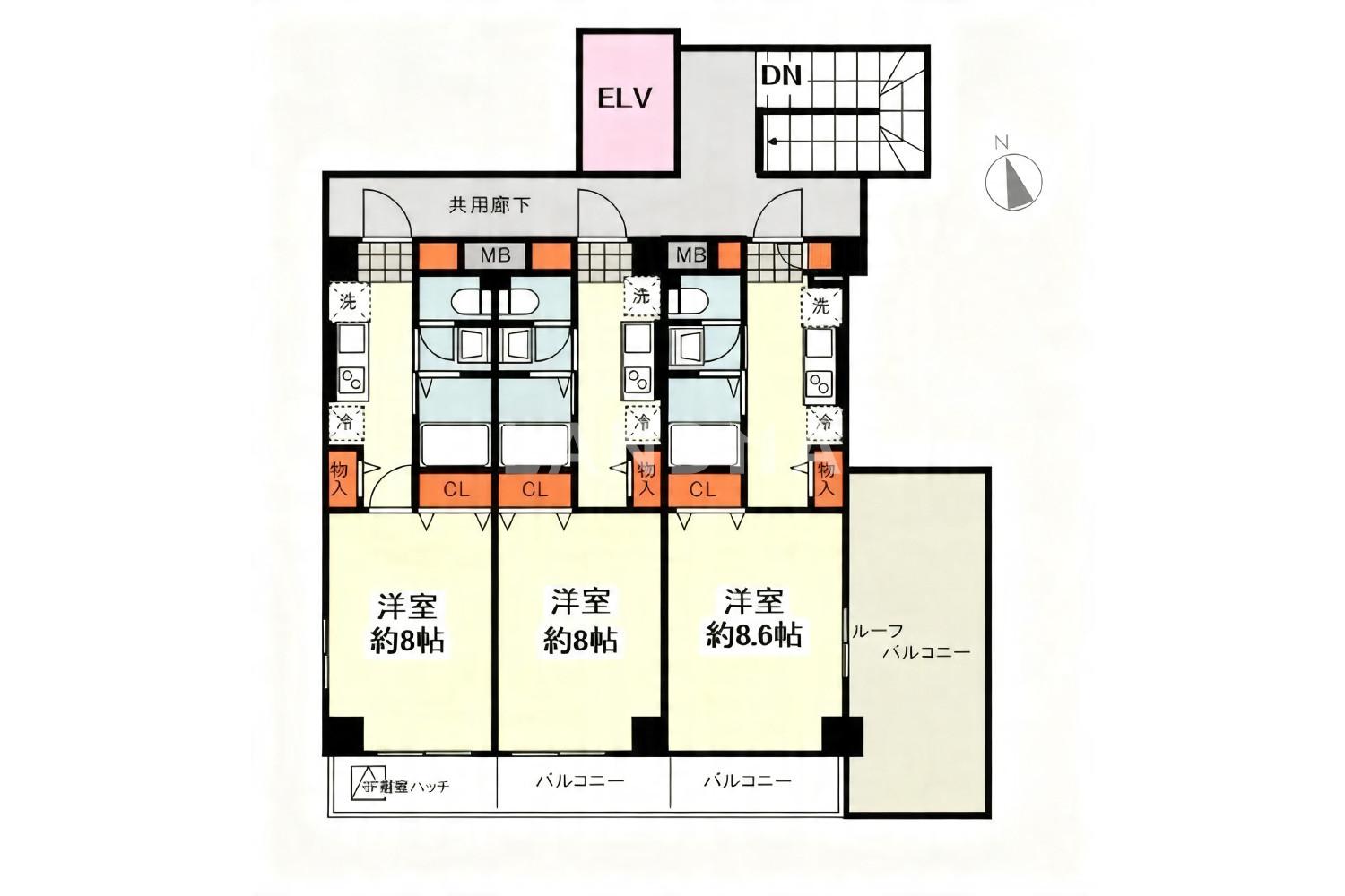 東京都練馬区豊玉北1丁目 一棟売りマンション 334.38㎡ 官网图片 3