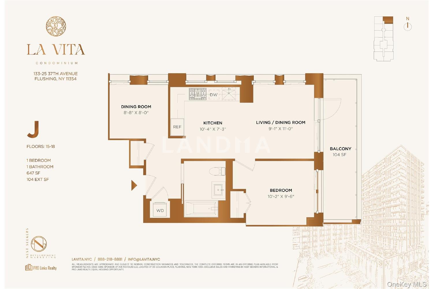133-25 37 Avenue  Unit 15J 官网图片 8