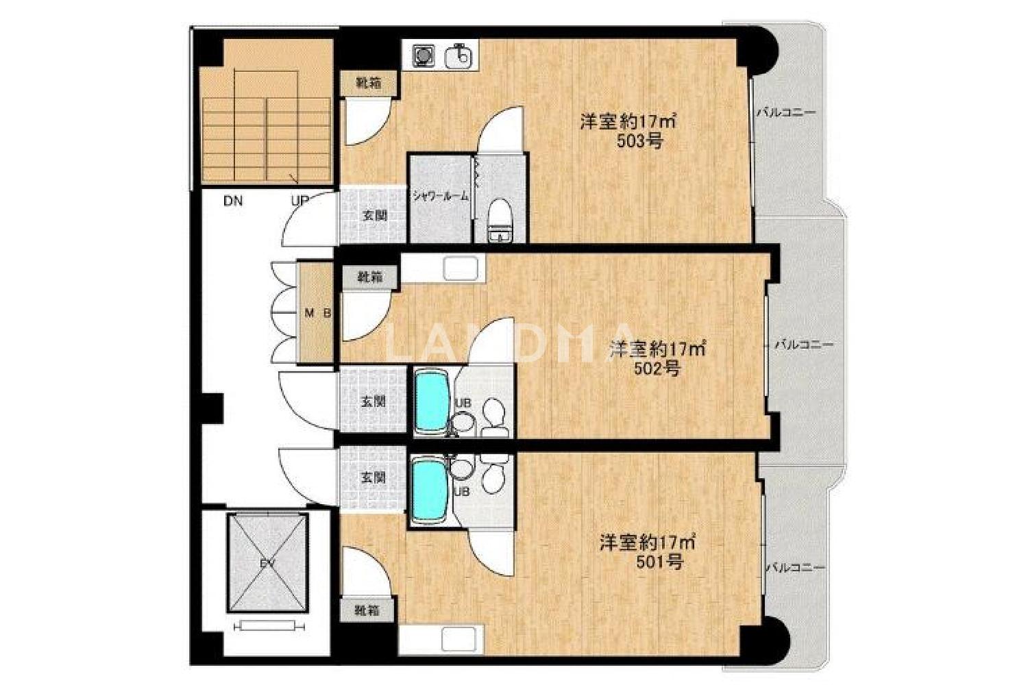 大阪府大阪市生野区桃谷 一棟売りマンション 92.07㎡ 官网图片 3