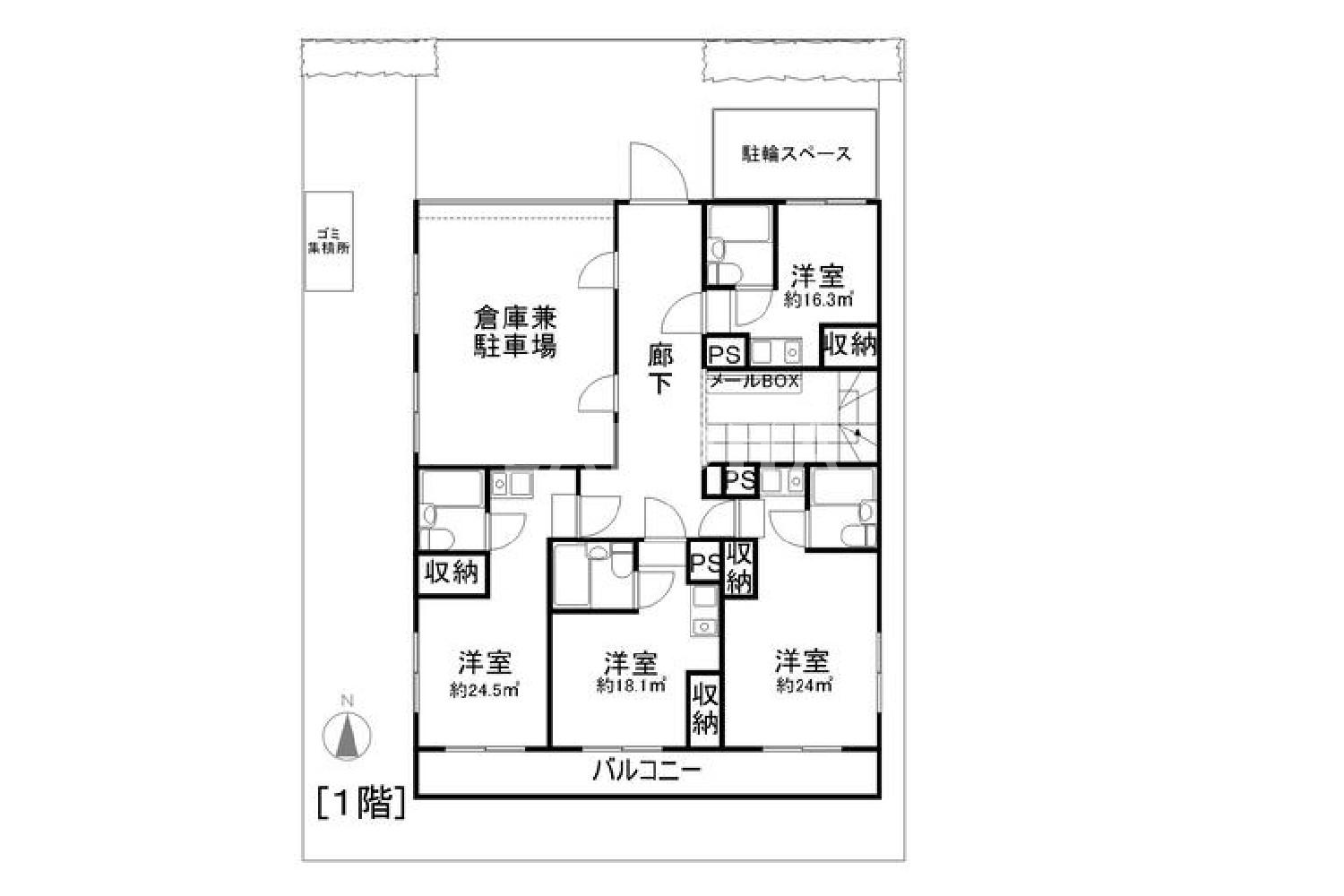 東京都練馬区桜台3 一棟売りマンション 251.44㎡ 官网图片 7