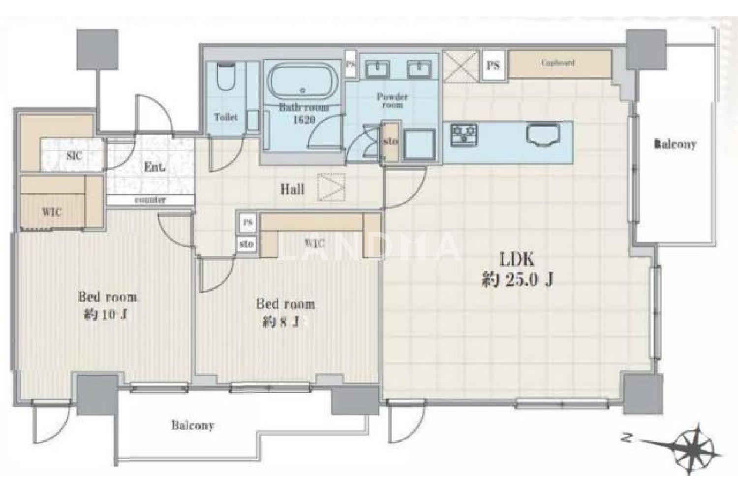 東京都港区西麻布3丁目 投資用マンション 105.46㎡ 官网图片 4