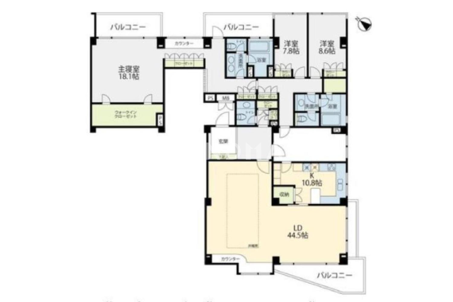 東京都港区白金2丁目 投資用マンション 259.72㎡ 官网图片 3