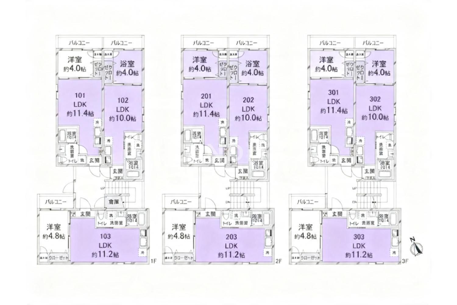 大阪府大阪市生野区林寺6丁目5-3 一棟売りアパート 195.68㎡ 官网图片 4