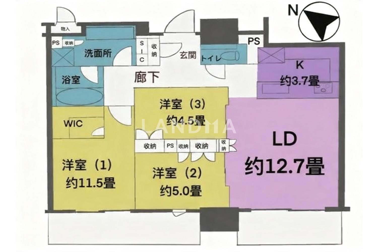 東京都江東区豊洲5-1-13 投資用マンション 75.88㎡ 官网图片 2