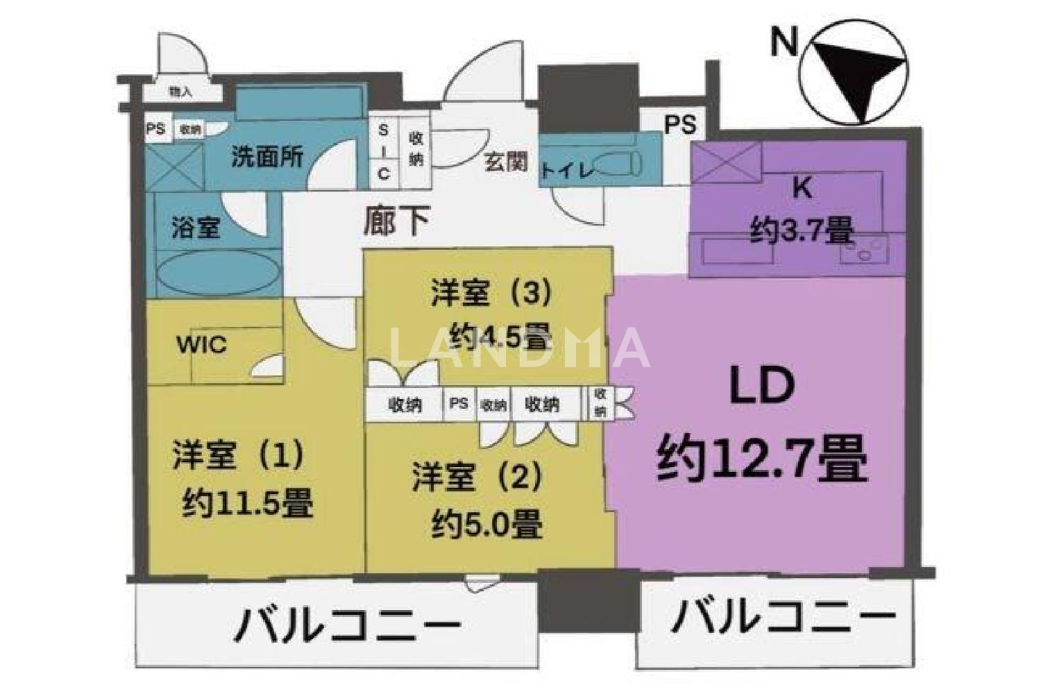 東京都江東区豊洲5丁目 投資用マンション 75.88㎡ 官网图片 2