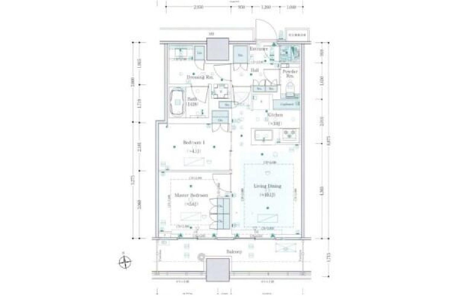 東京都港区浜松町2丁目 投資用マンション 57.13㎡ 官网图片 3