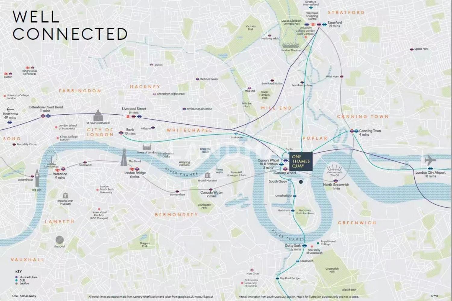 金丝雀码头一号One Thames Quay 官网图片 17