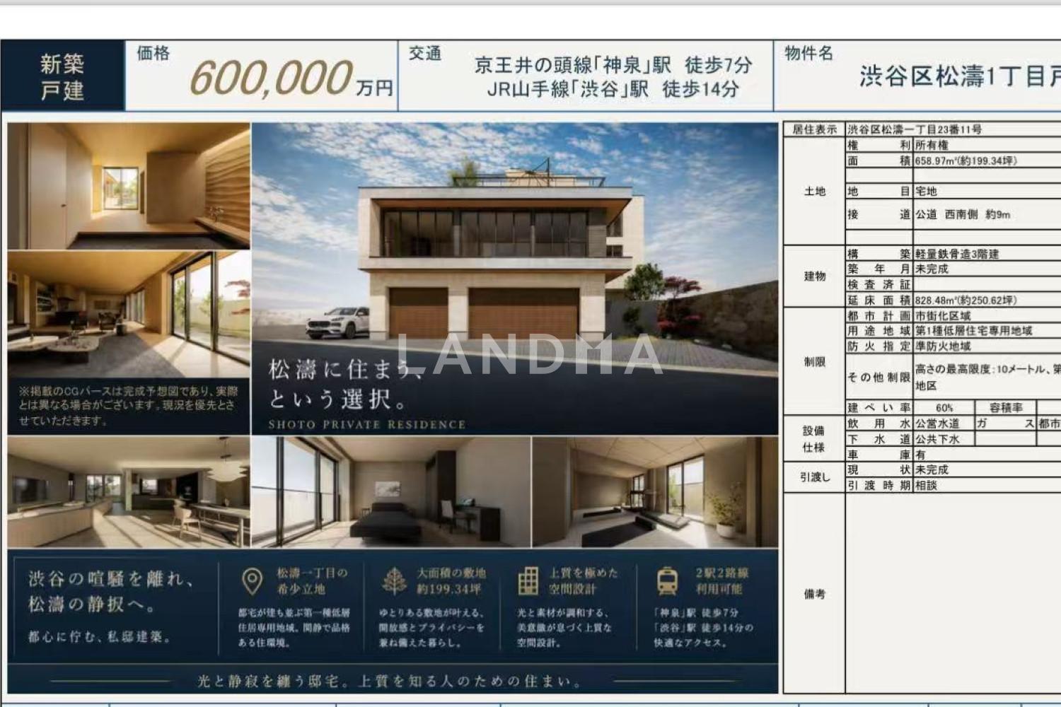 渋谷区松濤一丁目23番11号