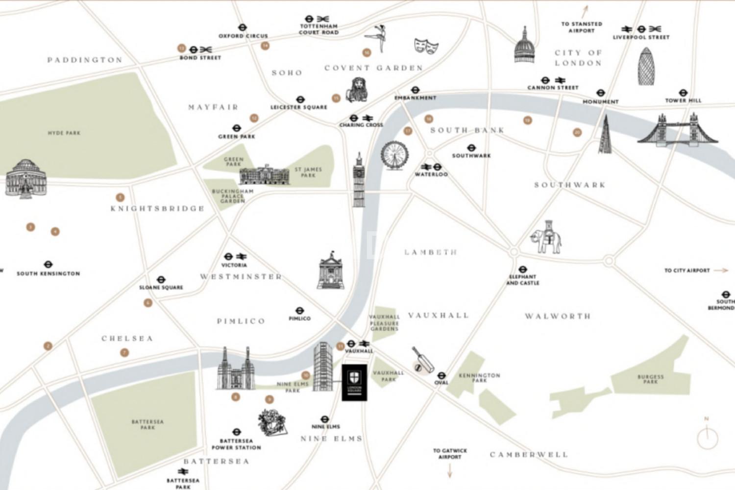 伦敦九榆树花园London Square Nine Elms 官网图片 9