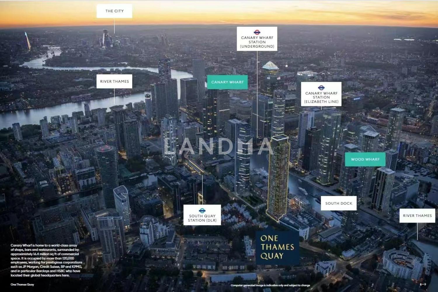 金丝雀码头一号One Thames Quay 官网图片 16